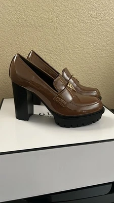 Guess Keaton угли коренастый мокасины скольжения на насос платформе каблуки, 7 М новый. - Изображение 1 из 4