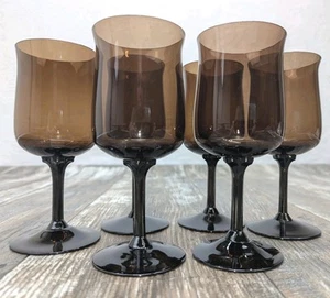 Lenox Kristall 6er Set Espresso Braun Wein Wasserkelche Expression Line 12 Oz. - Bild 1 von 24