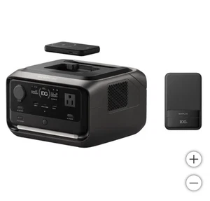 🔥NEW🔥 EcoFlow River 3 Plus Wireless Boost Combo, 1200W 286Wh Battery Generator - Picture 1 of 9