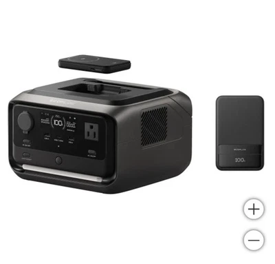 🔥NEW🔥 EcoFlow River 3 Plus Wireless Boost Combo, 1200W 286Wh Battery Generator - Image 1 of 4