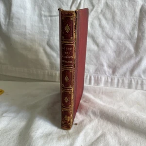 Antikes Buch ~ Leben der Mission Helden 1892 rote Ledereinbände - Bild 1 von 17