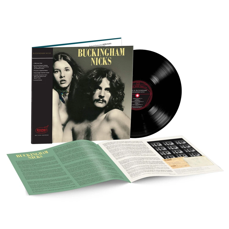Buckingham Nicks - self-titled LP vinyl record (Rhino High Fidelity pressing) Foto 1 de 1