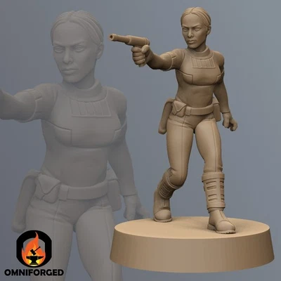 Padme Geonosis works with Star Wars Legion Miniature Mini Figure Proxy - Image 1 of 2