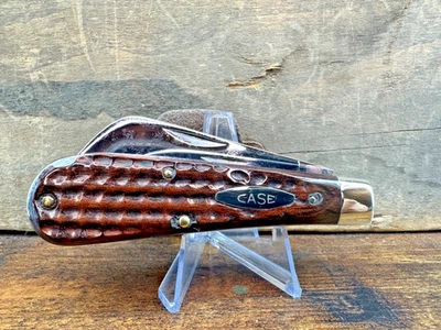Cuchillo Case XX U.S.A 1974? 6 puntos? telar fijador madera 6217 Foto 1 de 4