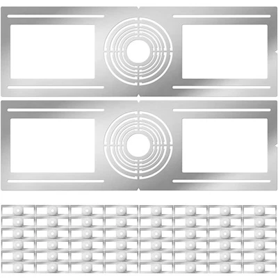 Placa de montaje de nueva construcción agujero redondo (2-3-3,75-4-5-6 pulgadas), 48 piezas, galvanizado... Foto 1 de 4