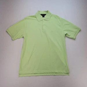 Brooks Brothers Camicia Uomo Verde Medio Performance Maglia Polo Elasticizzata Preppy - Foto 1 di 7