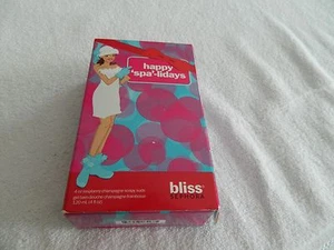 NIB Bliss Happy 'Spa'-lidays Raspberry Champagne Soapy Suds, 4 fl oz. - Picture 1 of 4