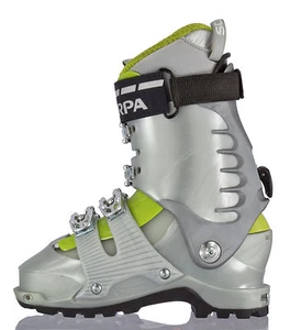 SCARPA 12019 WOMENS SHAKA ALPINE TOURING SKI BOOT MONDO 250 US 6 MADE IN ITALY - Picture 1 of 7