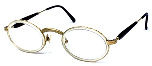 MATSUDA 2904 Japan Gold Clear Matte/Brown Eyeglasses Frame 44-20-145 - Picture 1 of 11