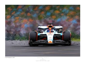 Alexander Albon Williams F1 - Artist Signed Limited Edition (250) New Art Print - Picture 1 of 3