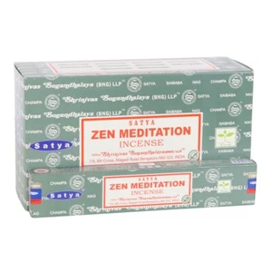 12 Packs of Zen Meditation Incense Sticks by Satya - Picture 1 of 1