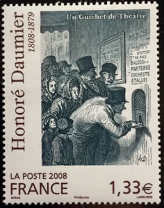 Briefmarke - Frankreich - Gemälde von Honoré Daumier - YT4305 - Neu ** - 2008 - Bild 1 von 1