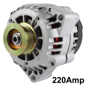 NEW 12V 220A ALTERNATOR FITS CHEVROLET C3500HD 6.5L 1997 01-02 10463651 PCA1007I - Picture 1 of 2