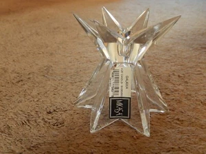 MIKASA GALAXIA CRYSTAL CANDLE HOLDER BNIB STARBURST ATOMIC MADE IN GERMANY - Picture 1 of 11