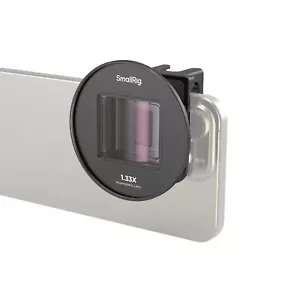 Lente anamórfica SmallRig 1,33x para teléfono móvil (montaje en T) - Imagen 1 de 6