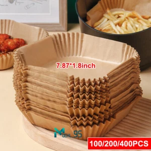 100~400 x Forros de papel desechable para freidora de aire almohadillas de papel - Picture 1 of 22