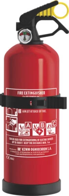 Estintore ABC secondo DIN EN3 Contenuto: 1 KG - Estintore a pressione continuo con manometro - Immagine 1 di 4