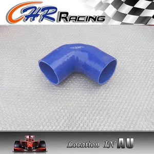 Manguera de codo de silicona 90° ajuste 51mm 2" ADMISIÓN DE IDENTIFICACIÓN TURBO INTERCOOLER TUBO AZUL - Imagen 1 de 2
