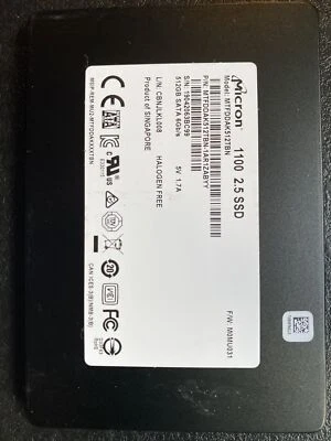 512GB Micron MTFDDAK512TBN 1100 7mm 2.5" SATA SSD Solid State Drive - Image 1 of 2