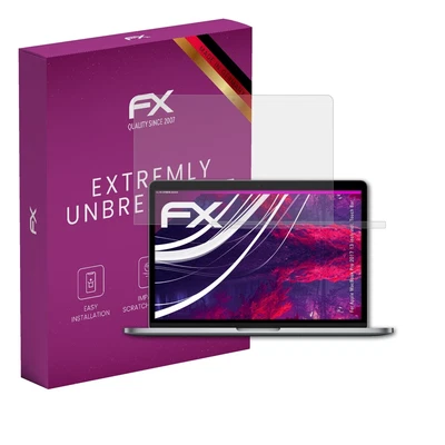 atFoliX Glass Protector for Apple MacBook Pro 2017 13+Touch Bar 9H Hybrid-Glass - Image 1 of 4