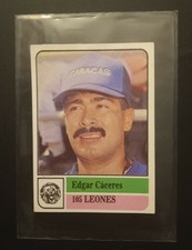 1991-92 Edgar Caceres Venezuelan Winter League Sticker #105