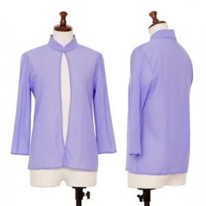 VIVIENNE TAM Stand Collar Mesh Buttonless Cardigan Size 1(K-124411) - Picture 1 of 12