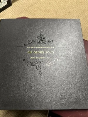 Sir Georg Solti The Great Conductors Collection Signature Edition 5 LP Vinyl - Image 1 of 4