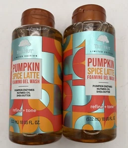 (2) Tree Hut Pumpkin Spice Latte Foaming Gel Wash Sealed 18 fl oz EACH - Picture 1 of 3