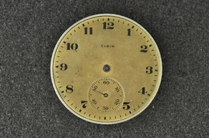 MOVIMIENTO DE RELOJ DE BOLSILLO ELGIN DE COLECCIÓN 12 TALLAS GRADO 303 - NO FUNCIONA - Imagen 1 de 2