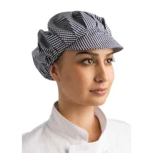 Traditional stylish kitchen Net Peaked Hat Blue & White One Size kitchen hygiene - Picture 1 of 3
