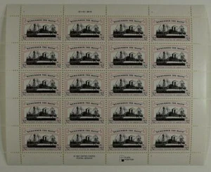 US SCOTT 3192 PANE OF 20 REMEMBER THE MAINE 32 CENTS FACE MNH - Picture 1 of 1