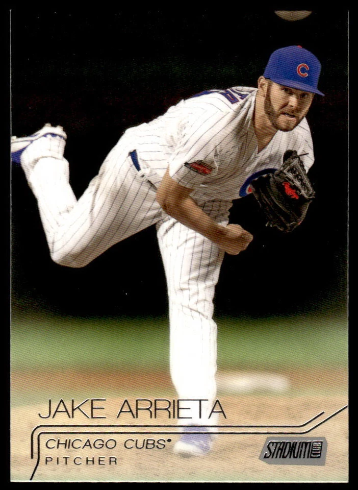2015 Topps Stadium Club Jake Arrieta #125 Chicago Cubs - Image 1 of 2
