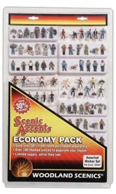 Woodland Scenics HO Economy Figure Assortment, WOOA2052 - Image 1 of 4