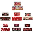 Enchanting Valentine's Day Kitchen Doormats Love Heart Decoration Set of 2
