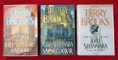 Lot of 3 Terry Brooks Voyage of the Jerle Shannara Complete Series (HB) 1st Ed. - Imagem 1 de 4