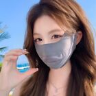 Anti-UV Sunshade Veil Mask Adjustable Sunscreen Face Shield  Women