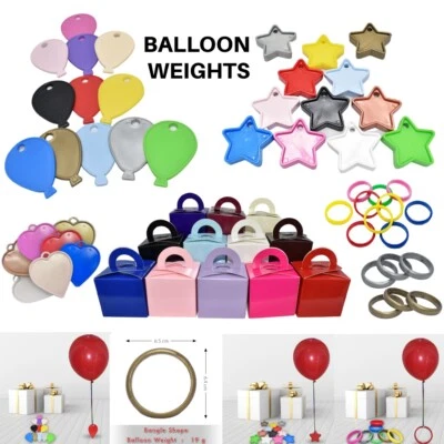 Birthday Party Balloon Weight Helium Heart Star Circle Shape Party DECOR BALONS