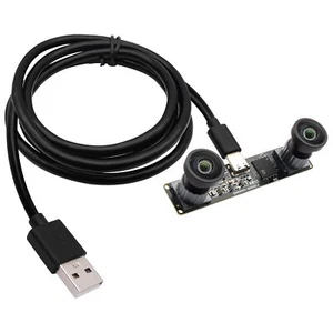 SVPRO 1200P 60fps Global Shutter USB Kamera mit Dual M12 Objektiv 3D Stereo Wide... - Bild 1 von 8