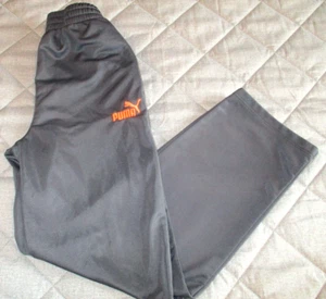 PUMA Boy's Track Pants Size 10 Grey - Picture 1 of 4