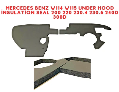 Mercedes Benz W114 W115 under hood insulation seal 200 220 230.4 230.6 240D 300D Foto 1 de 3