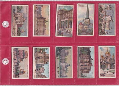 WILLS - GEMS OF RUSSIAN ARCHITECTURE -  ISSUED 1917 - 10 CARDS - HIGH NUMBERS - Image 1 of 2