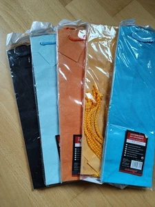 Flaschentüten, 5 X 3 Stück, Neutral, versch. Farben. Neu - Bild 1 von 2