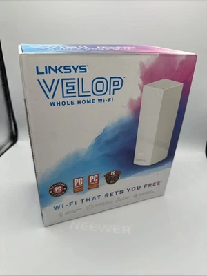 Linksys Velop WHW03 Tri-Band AC2200 Mesh WiFi System Node Whole Home Router - Image 1 of 4