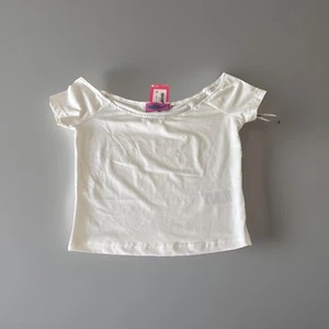 Edikted Women's Alexandra Boat Neck Top NWT White Size XS - Picture 1 of 2