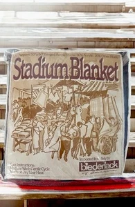 Neu in Verpackung Biederlack Stadiondecke Überwurf 50" x 60" Italien Kostenloser Versand - Bild 1 von 2