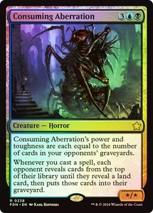 1x Foil Consuming Aberration - Foundations Rare - MTG NM EDH Magic - MTG_Dom - Picture 1 of 2