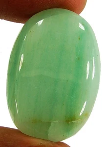 48.45 Ct Natural Green Aventurine Loose Gemstone Cabochon Wire Wrap Stone -26891 - Picture 1 of 2