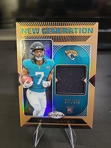 2024 Panini Certified New Generation Jerseys Bronze Mirror Brian Thomas Jr. /349 - Picture 1 of 2