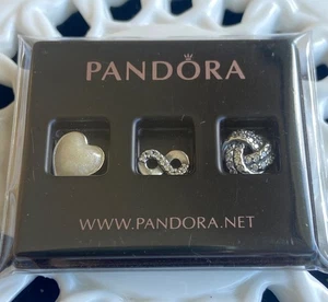 Authentic Pandora Infinite Love Locket Charm Pack #792103CZ - Picture 1 of 3