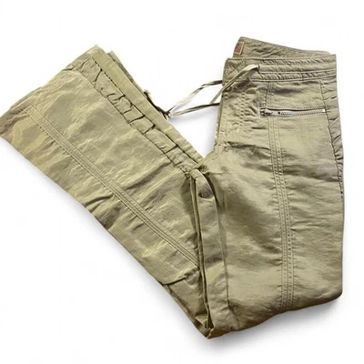 Y2K L.e.i Scout Pantalones Ligeros Nylon tiro bajo cordón cintura talla 3 Foto 1 de 4